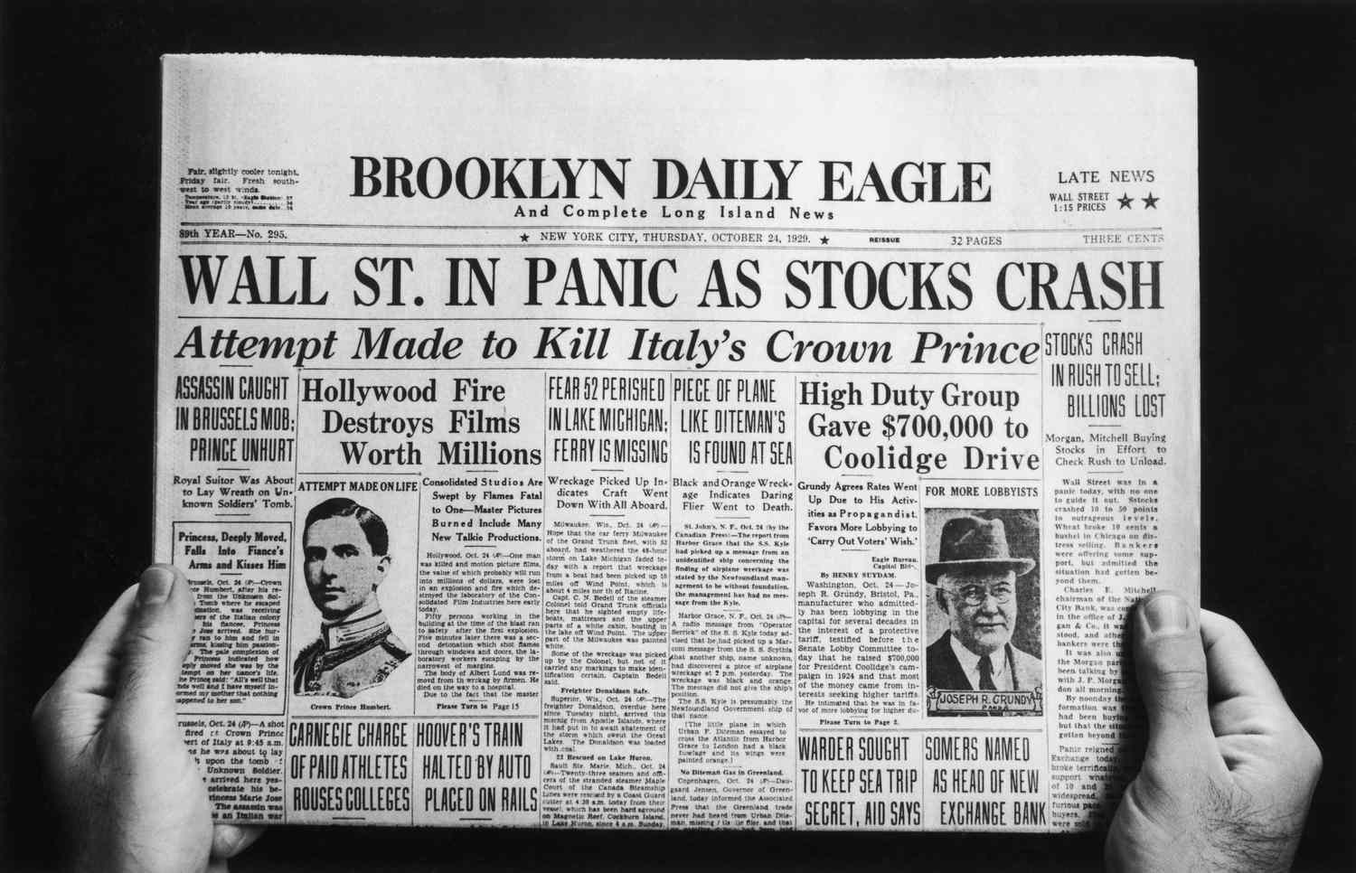 The Wall Street crash