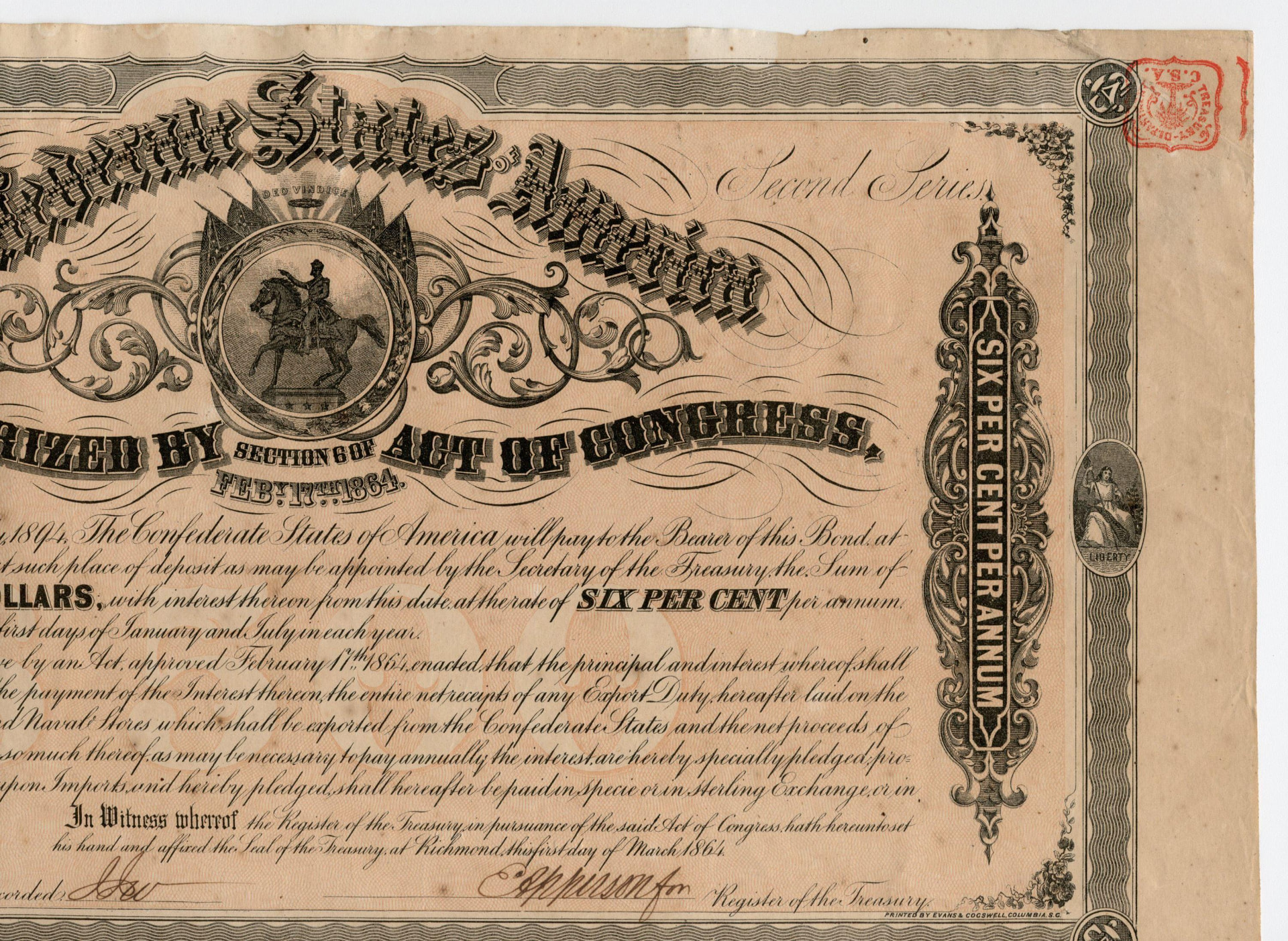 Confederate bonds become worthless