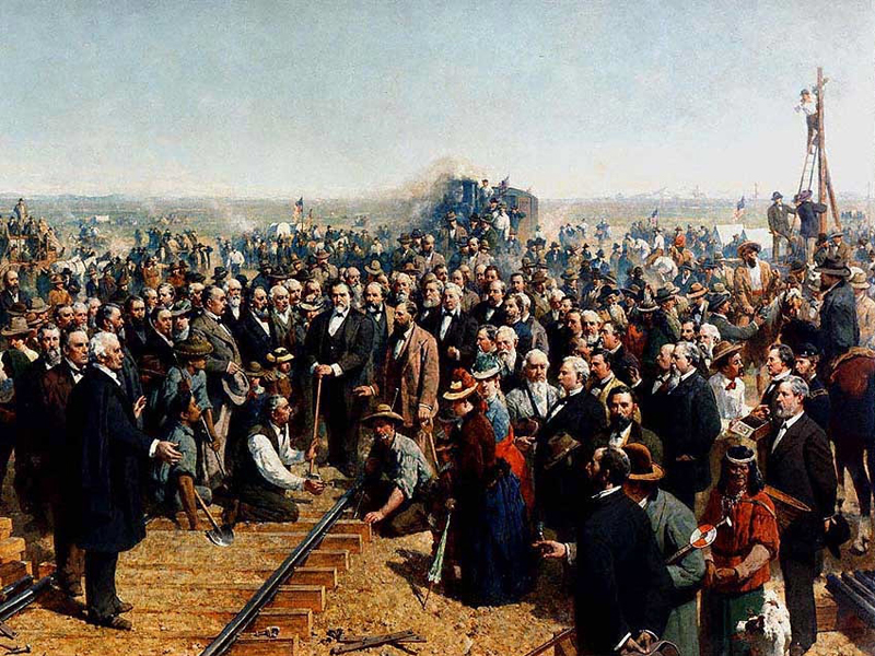 The transcontinental railroad