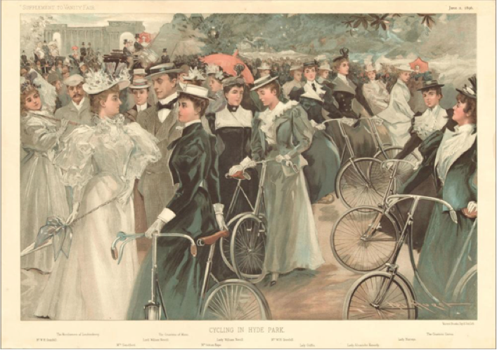 British bicycle mania