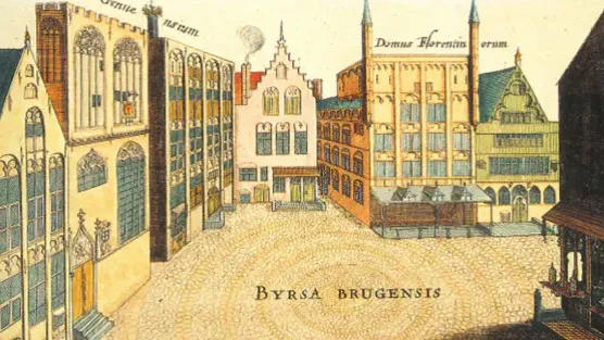 Bruges gives the world the 'bourse'