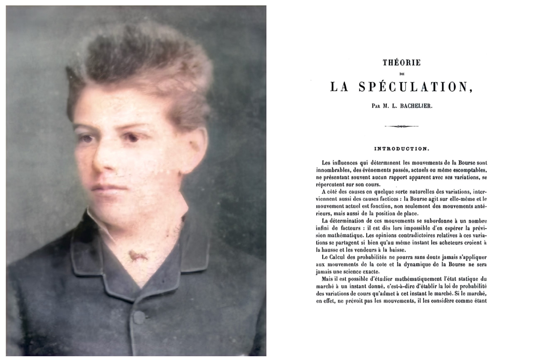 Bachelier prices an option